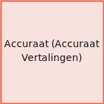 Accuraat (Accuraat Vertalingen)
